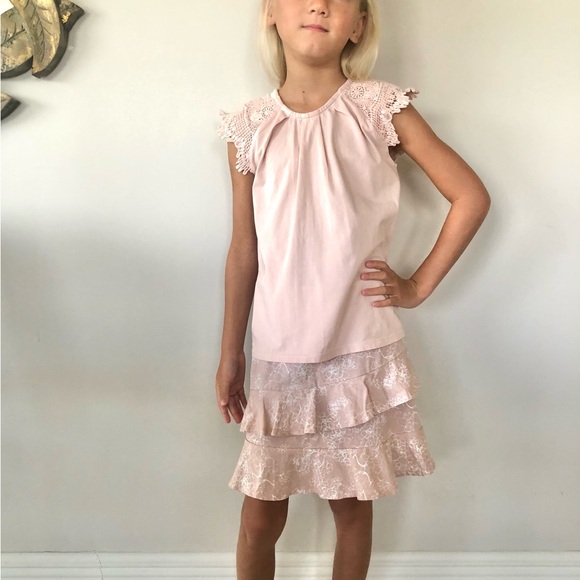 Creamie matching skirt set - Picture 2 of 16